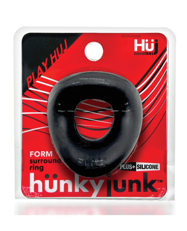 Hunky Junk Form Cock Ring - Tar Ice - Image 5