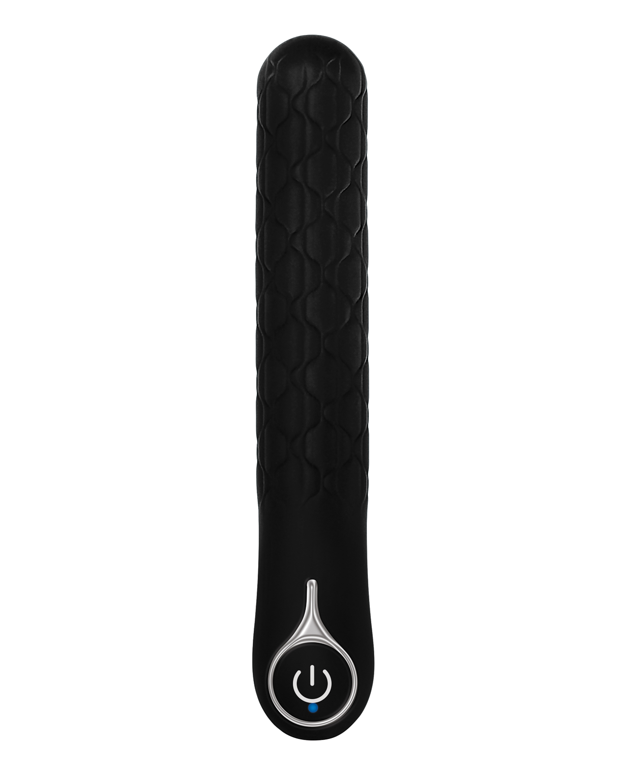 Evolved Quilted Love Rechargeable Vibrator - Black - Image 3