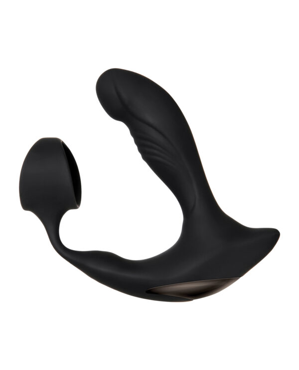 Zero Tolerance Strapped & Tapped Rechargeable Prostate Vibrator - Black - Image 3