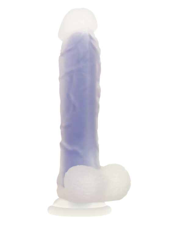 Evolved Luminous Dildo Non Vibrating - Purple - Image 3