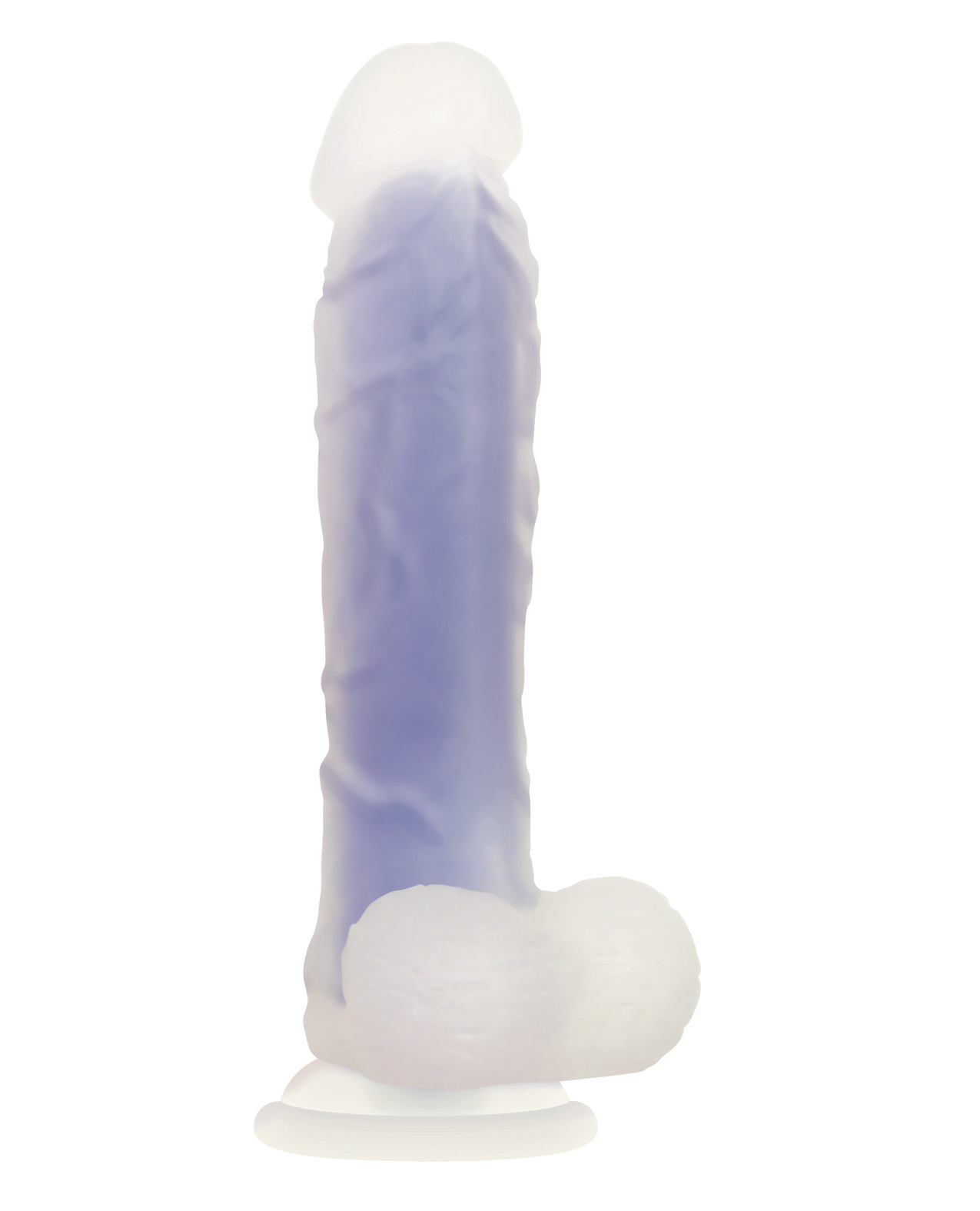 Evolved Luminous Dildo Non Vibrating - Purple - Image 3