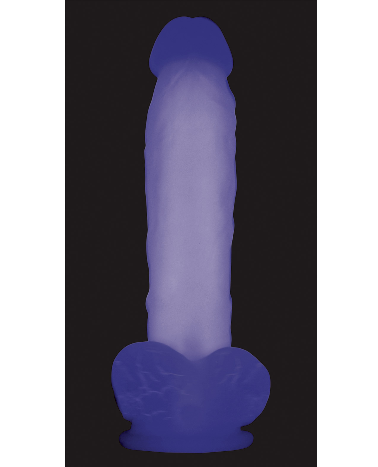 Evolved Luminous Dildo Non Vibrating - Purple - Image 5