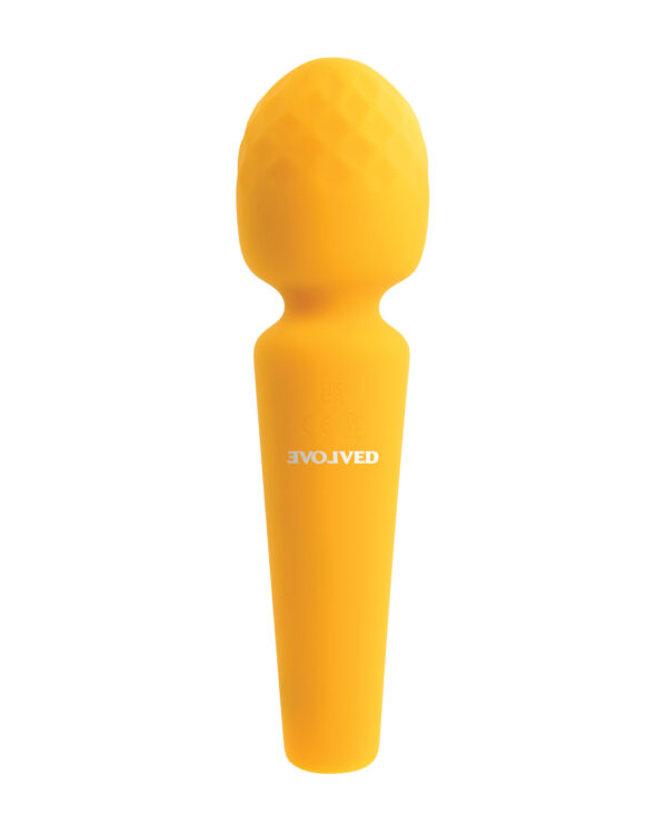 Evolved Sunshine Flexible Wand Vibrator - Yellow - Image 3
