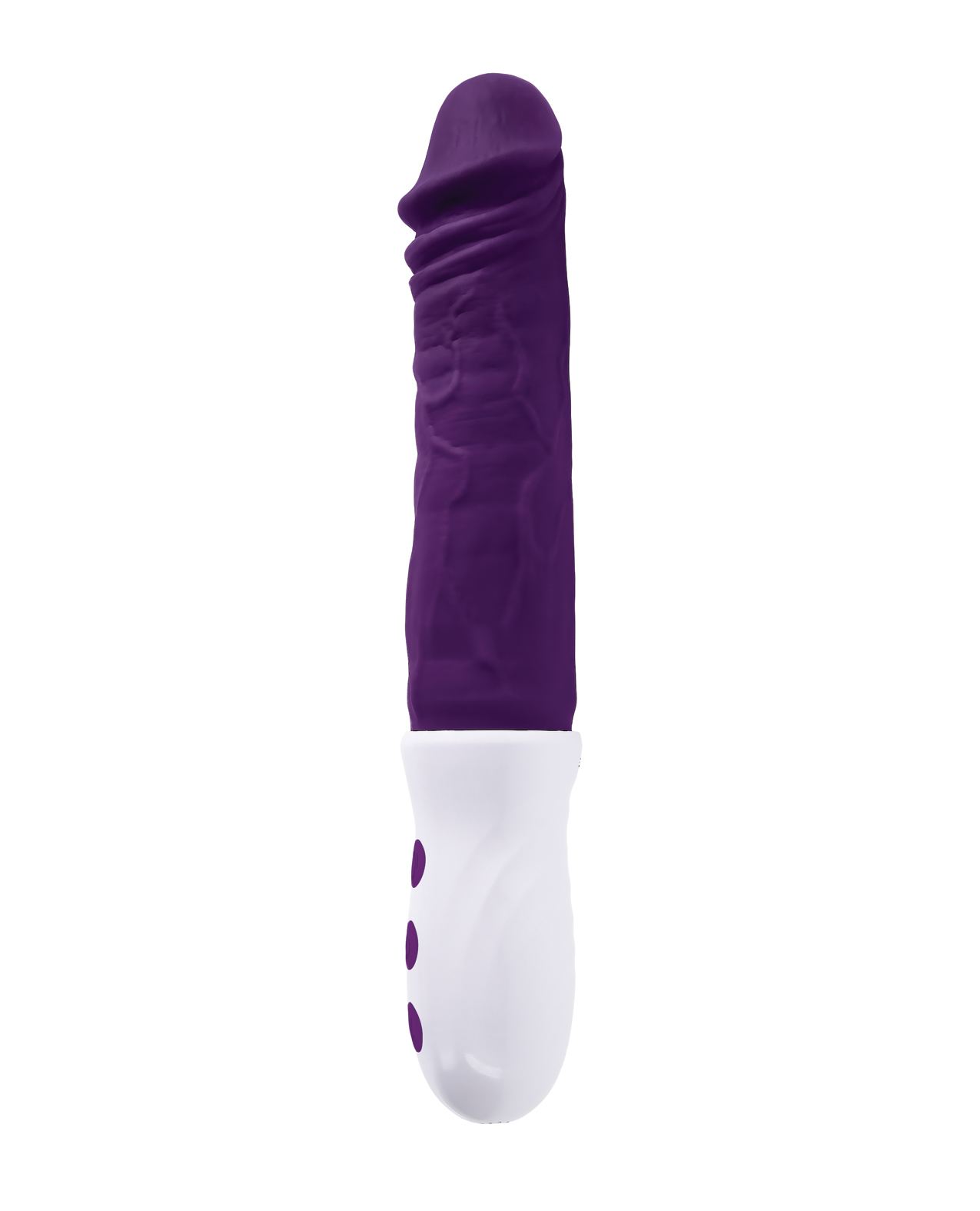 Evolved Plum Thrust Realistic Shaft Vibrator - Purple - Image 4