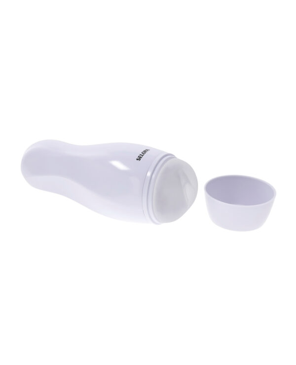 Selopa Pleasure Can Stroker - White - Image 3
