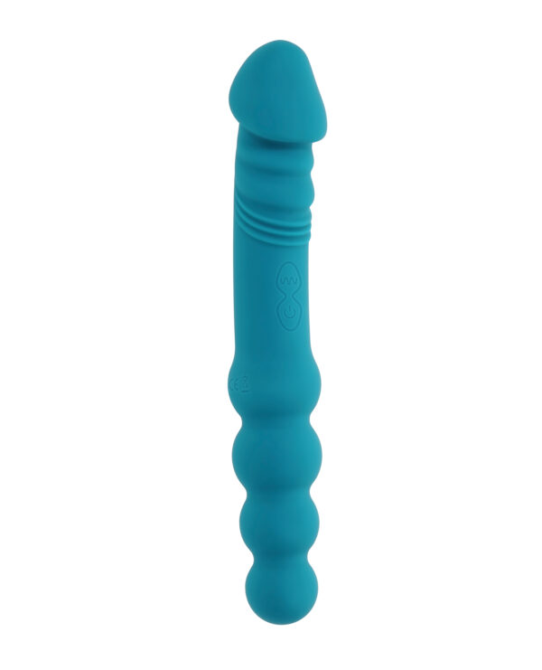 Evolved Flip Flop Dual-Sided Vibrator - Teal - Image 2
