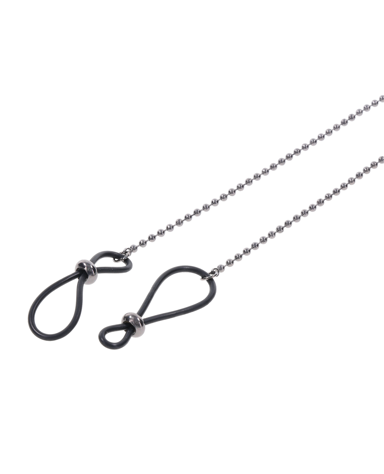 Sex & Mischief Ex's & Oh's Body Jewelry w/Nipple Ties - Black - Image 3