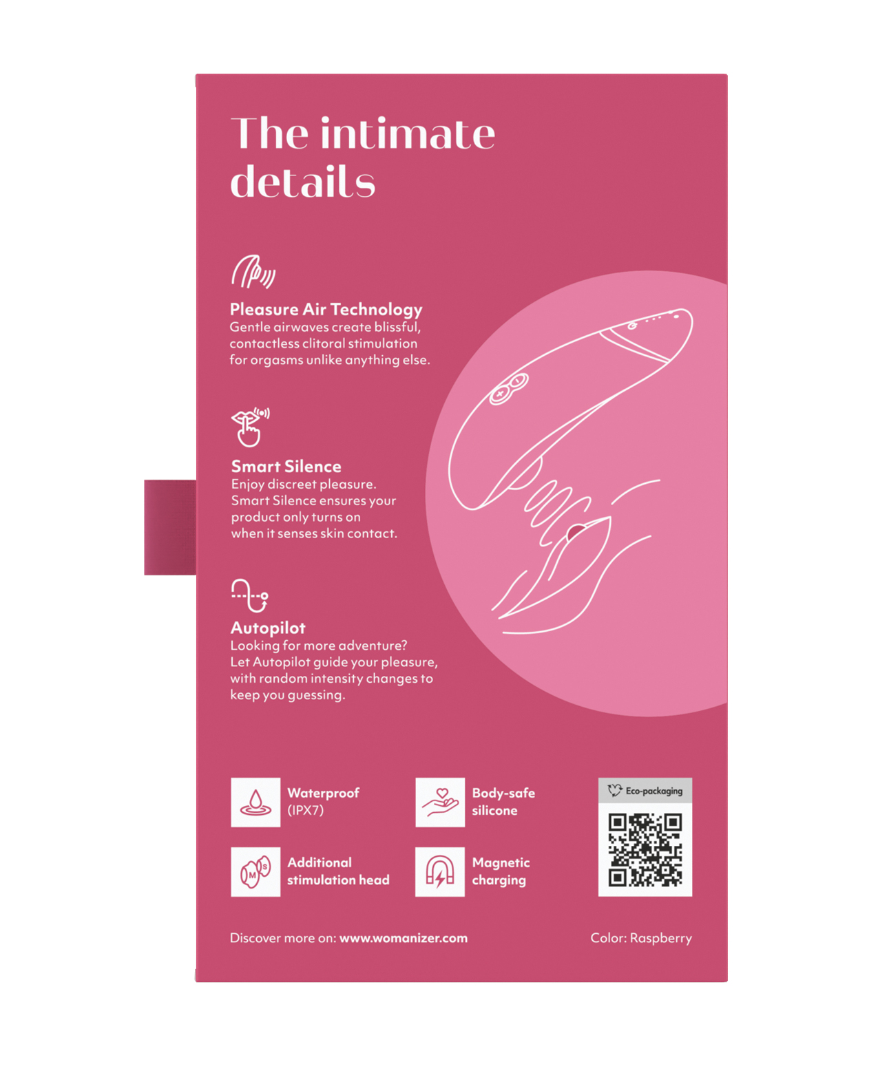 Womanizer Premium 2 - Raspberry - Image 2