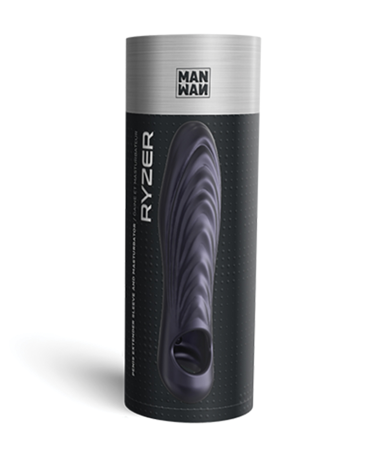 Manwan RYZER Penis Sleeve - Black Plum - Image 5