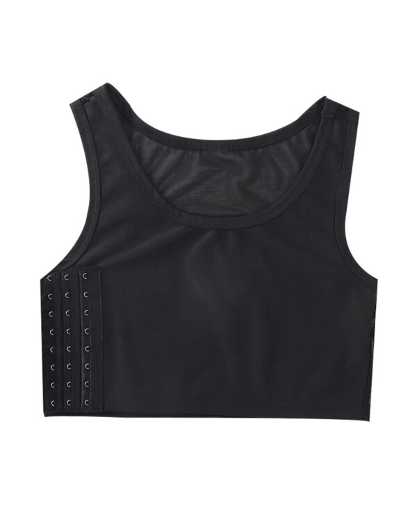 Gender Fluid Chest Compression Binder  - XXL Black - Image 2