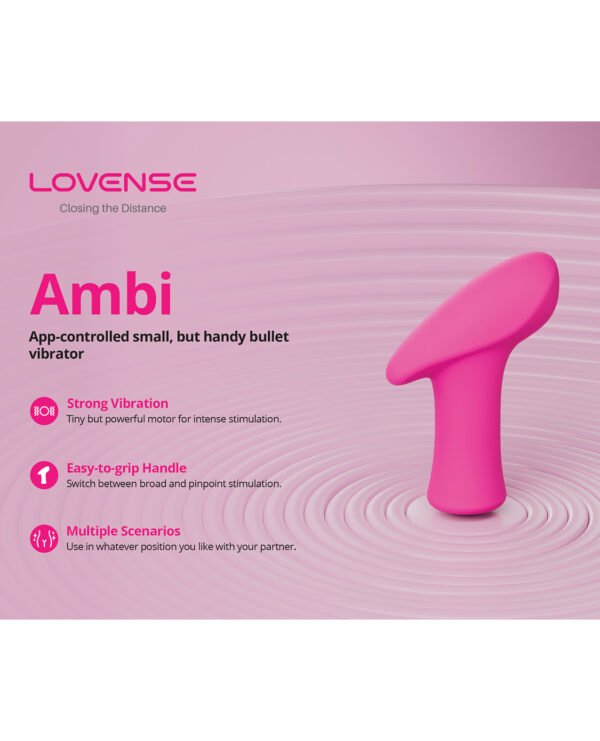 Lovense Ambi Bullet - Pink - Image 3