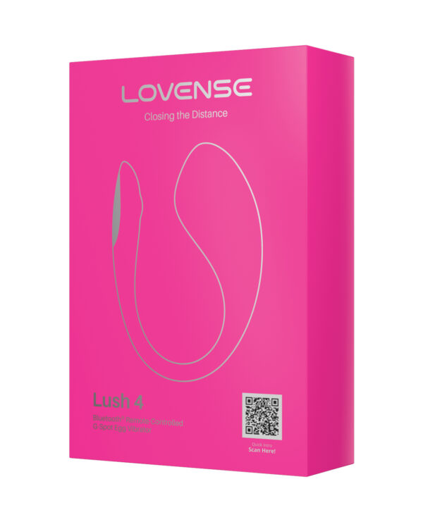 Lovense Lush 4.0 Bluetooth G-Spot Egg Camming Vibrator - Pink - Image 2