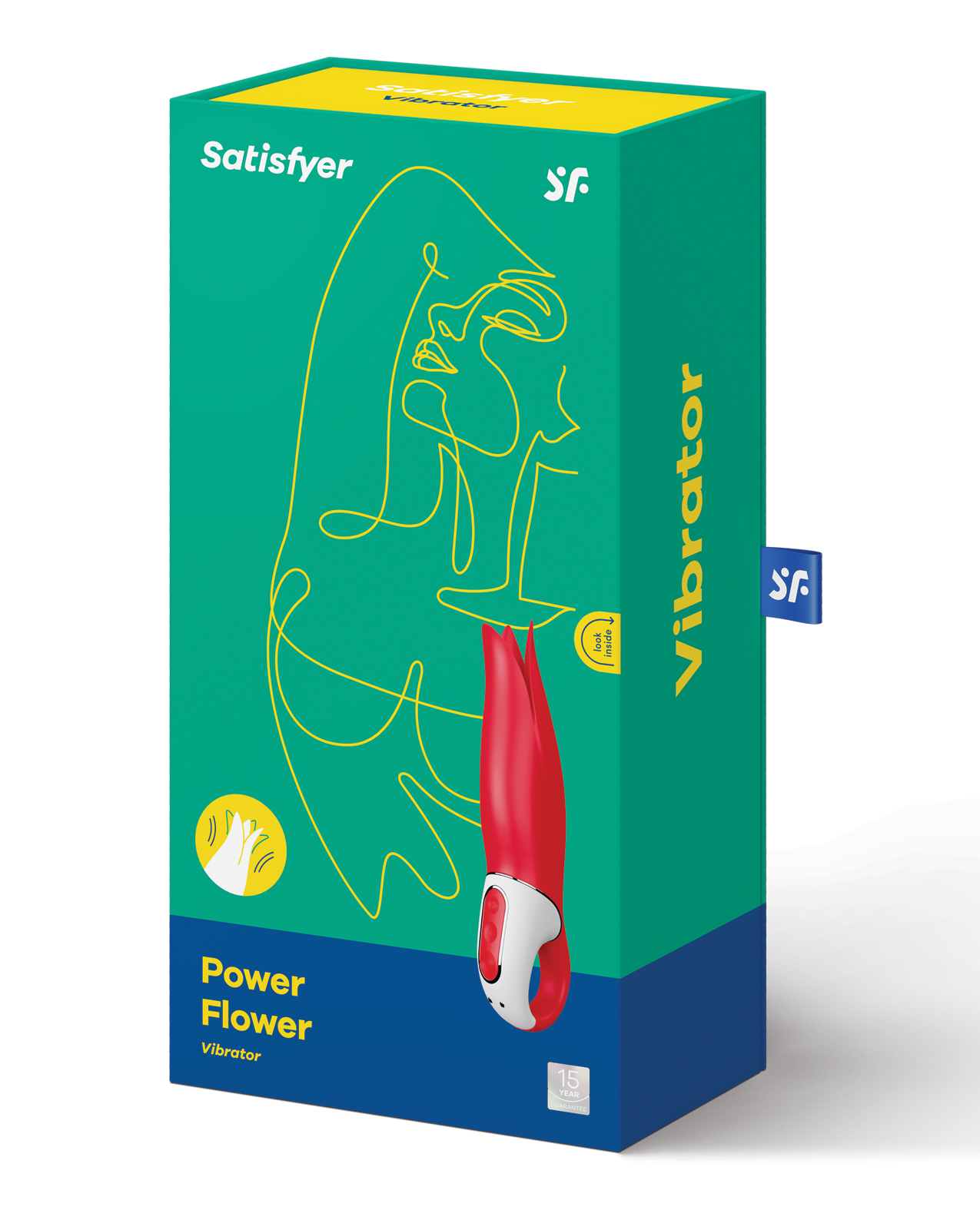 Satisfyer Vibes Power Flower - Red - Image 5
