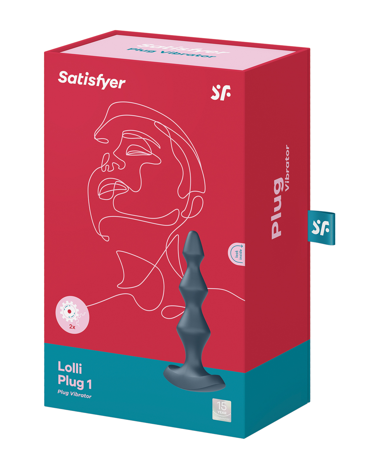 Satisfyer Lolli Plug 1 - Dark Teal - Image 5