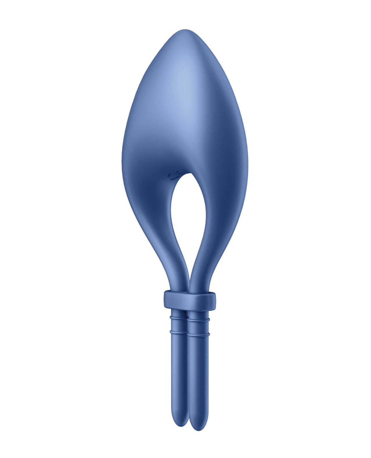 Satisfyer Bullseye Ring Vibrator - Blue - Image 4