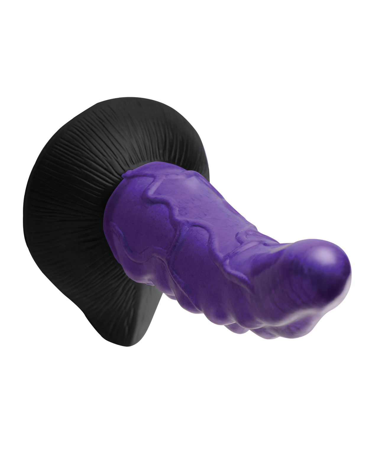 Creature Cocks Orion Invader Veiny Space Alien Silicone Dildo - Purple/Black - Image 5