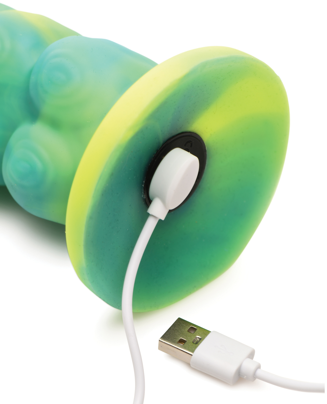 Creature Cocks Squirmer Thrusting & Vibrating Silicone Dildo w/Remote Control - Multi Color - Image 5