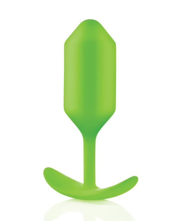 b-Vibe Weighted Snug Plug 3 - 180 g Lime - Image 3