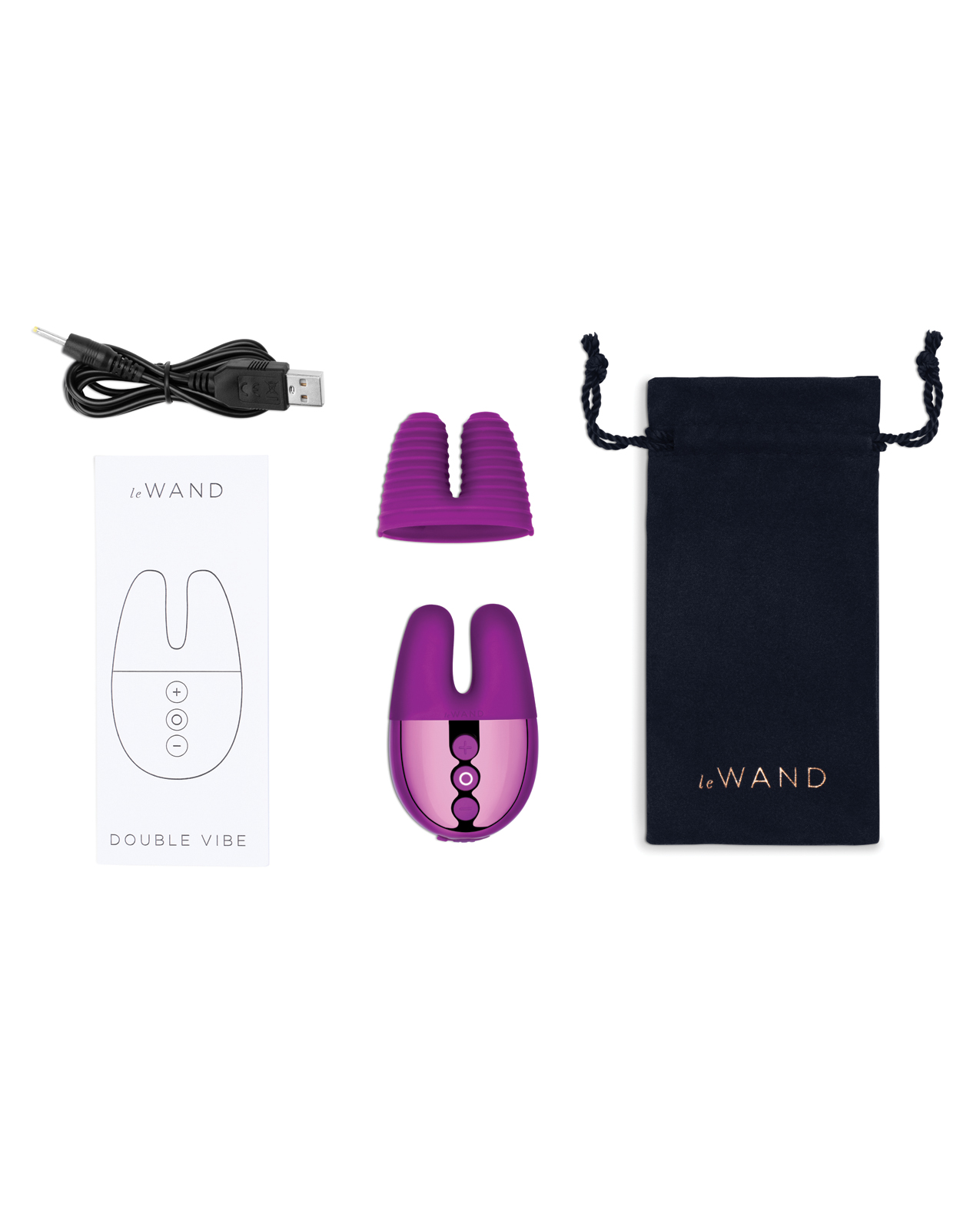 Le Wand Double Vibe - Cherry - Image 5