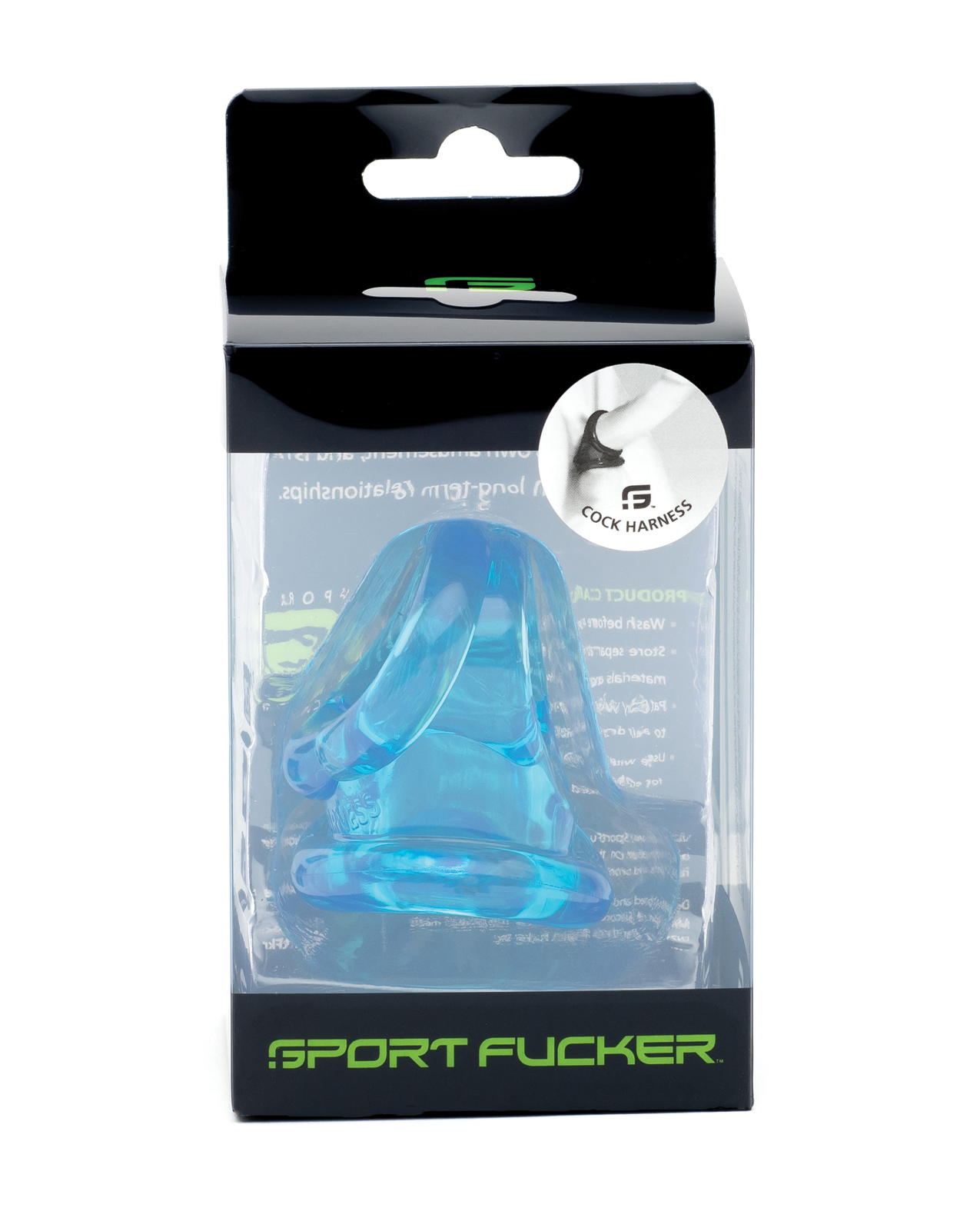 Sport Fucker Cock Harness - Ice Blue - Image 2