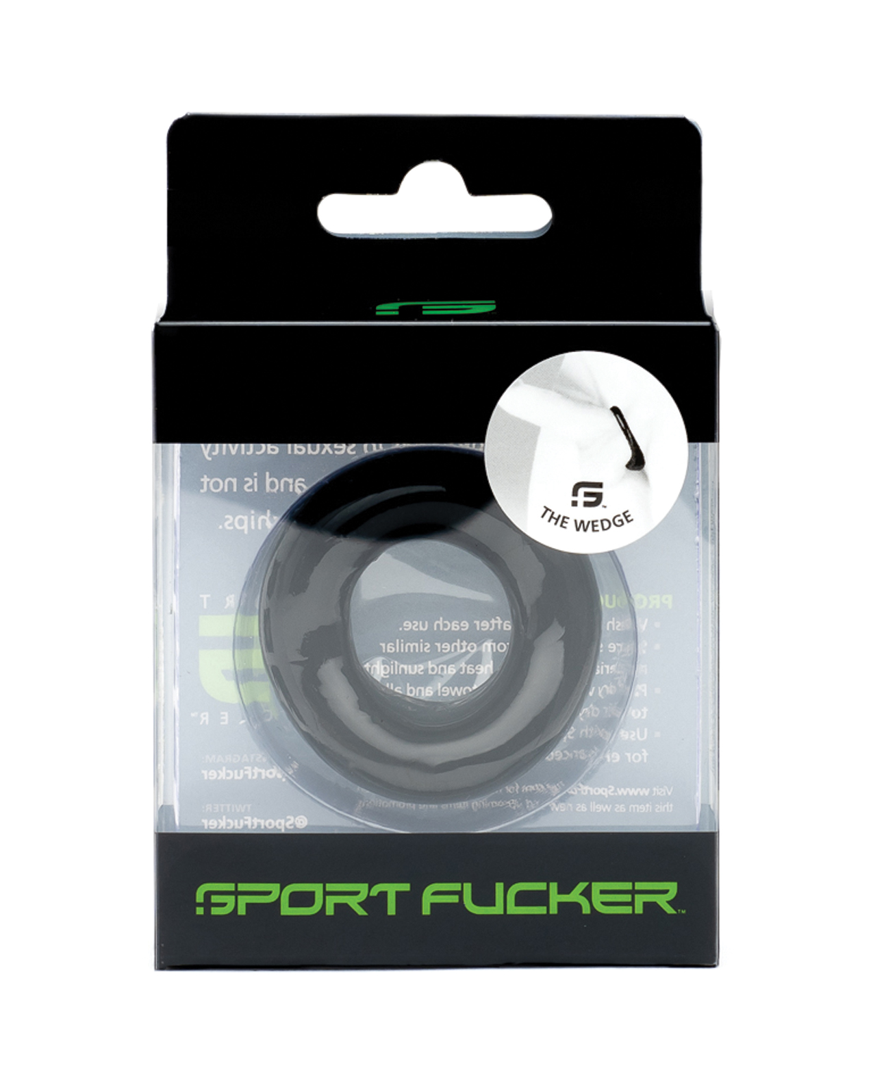 Sport Fucker Silicone the Wedge - Black - Image 2