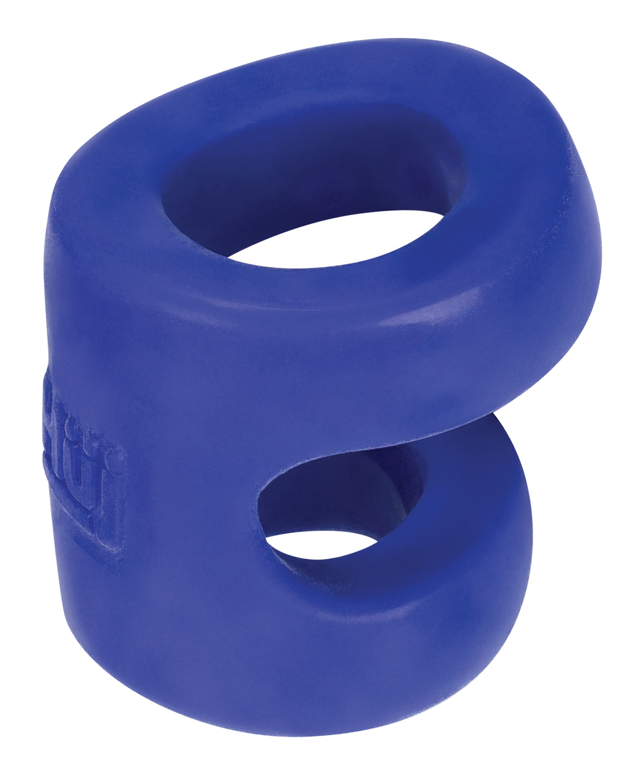 Hunky Junk Connect Cock Ring w/Balltugger - Cobalt - Image 2