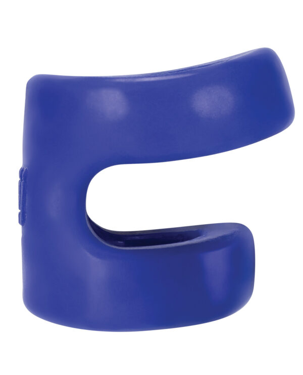 Hunky Junk Connect Cock Ring w/Balltugger - Cobalt - Image 3
