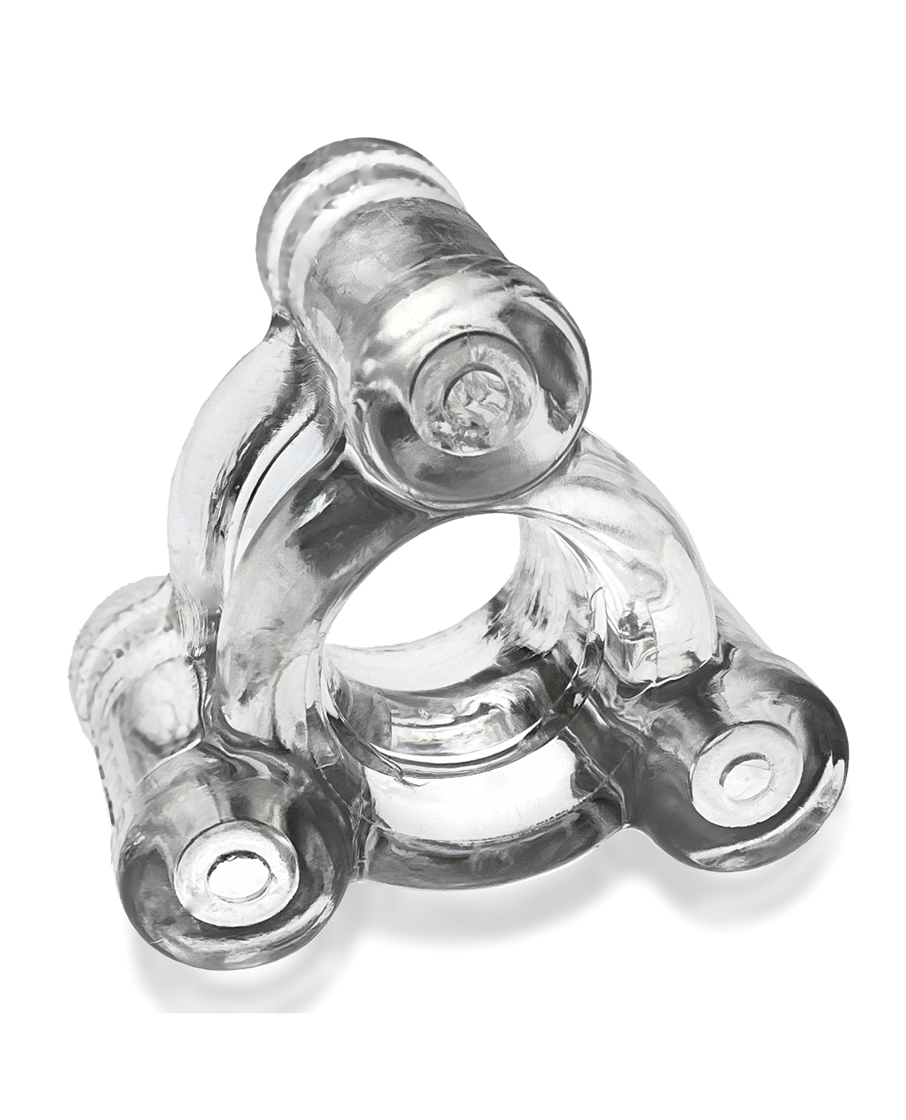 Oxballs Buzz Squeeze Ballstretcher Vibe - Clear - Image 2
