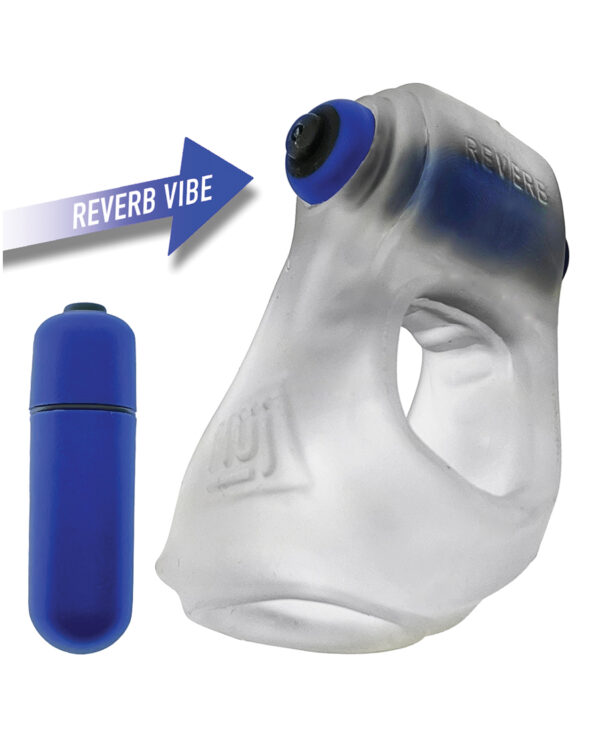 Hunky Junk Revsling Sling w/Vibe - Clear Ice w/Blue Vibe - Image 2