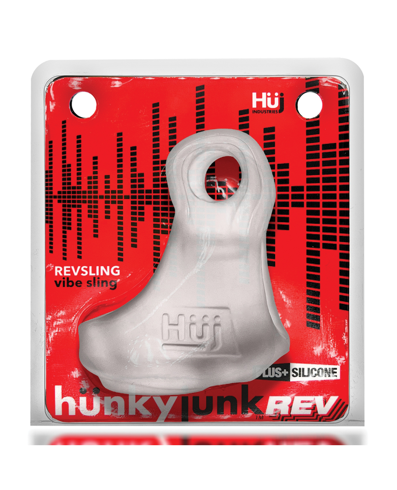 Hunky Junk Revsling Sling w/Vibe - Clear Ice w/Blue Vibe - Image 5