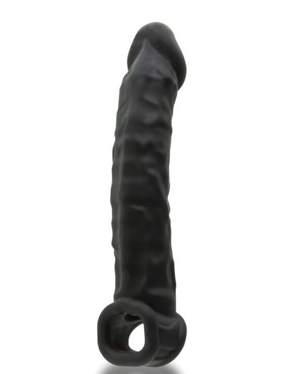 Oxballs Muscle Ripped Inner Ribbed Velvet-Smooth Cocksheath - Special Edition Black - Image 2