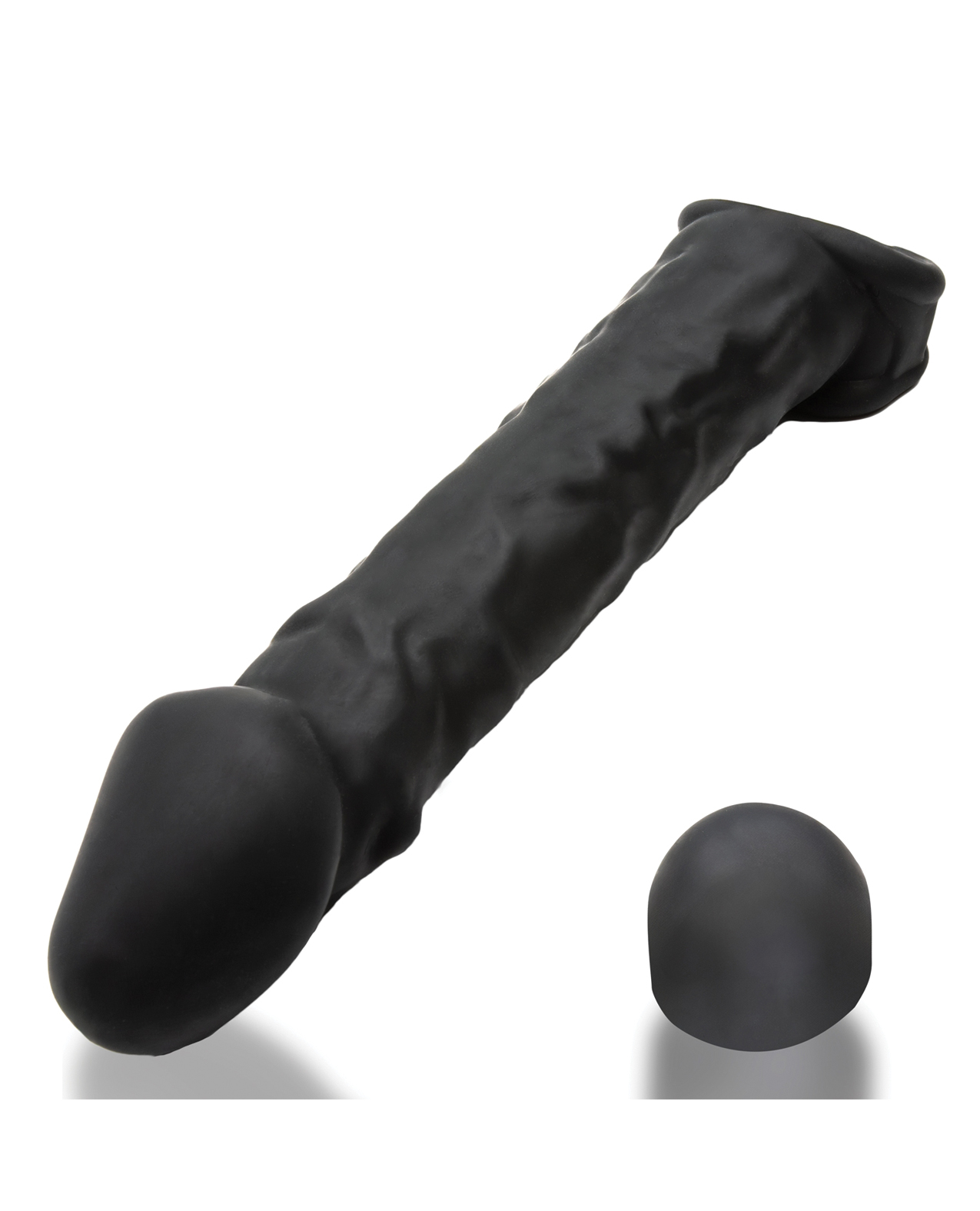 Oxballs Muscle Ripped Inner Ribbed Velvet-Smooth Cocksheath - Special Edition Black - Image 3