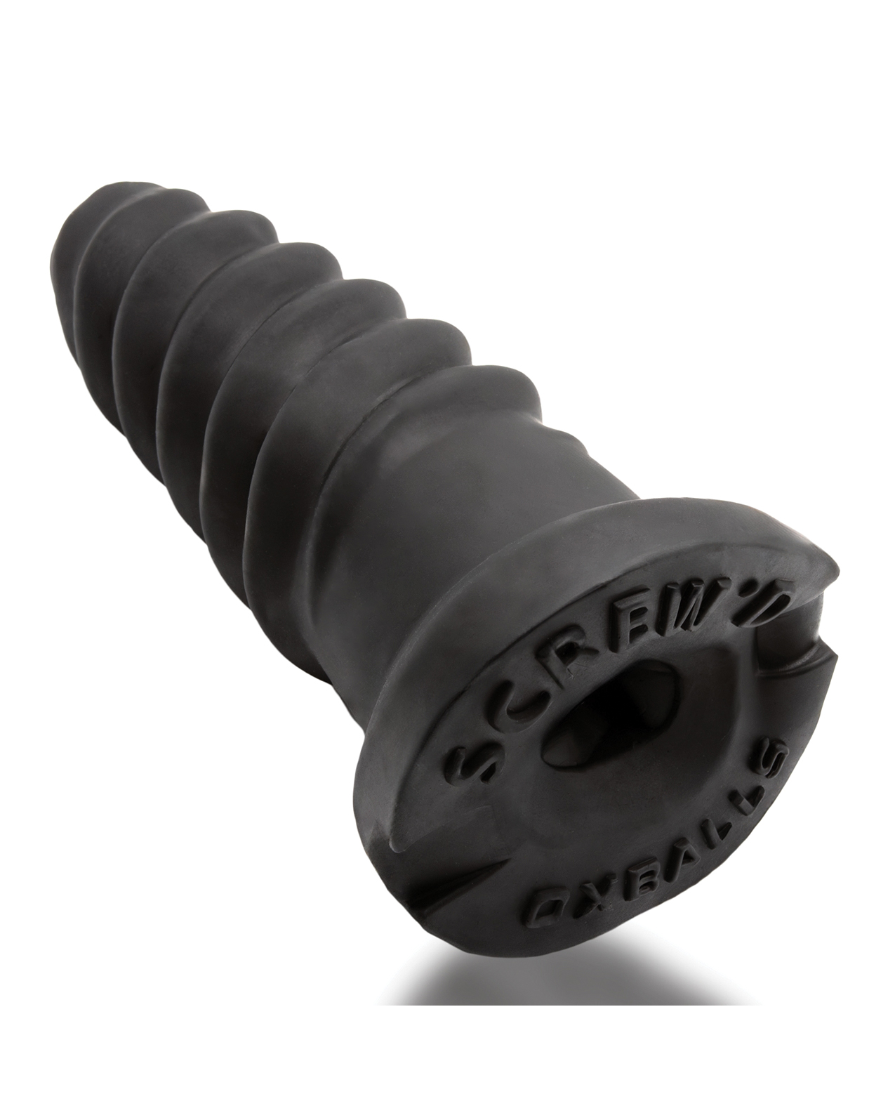 Oxballs Screwdhole Screw'd-in Open Tip Masturbator - Black - Image 3