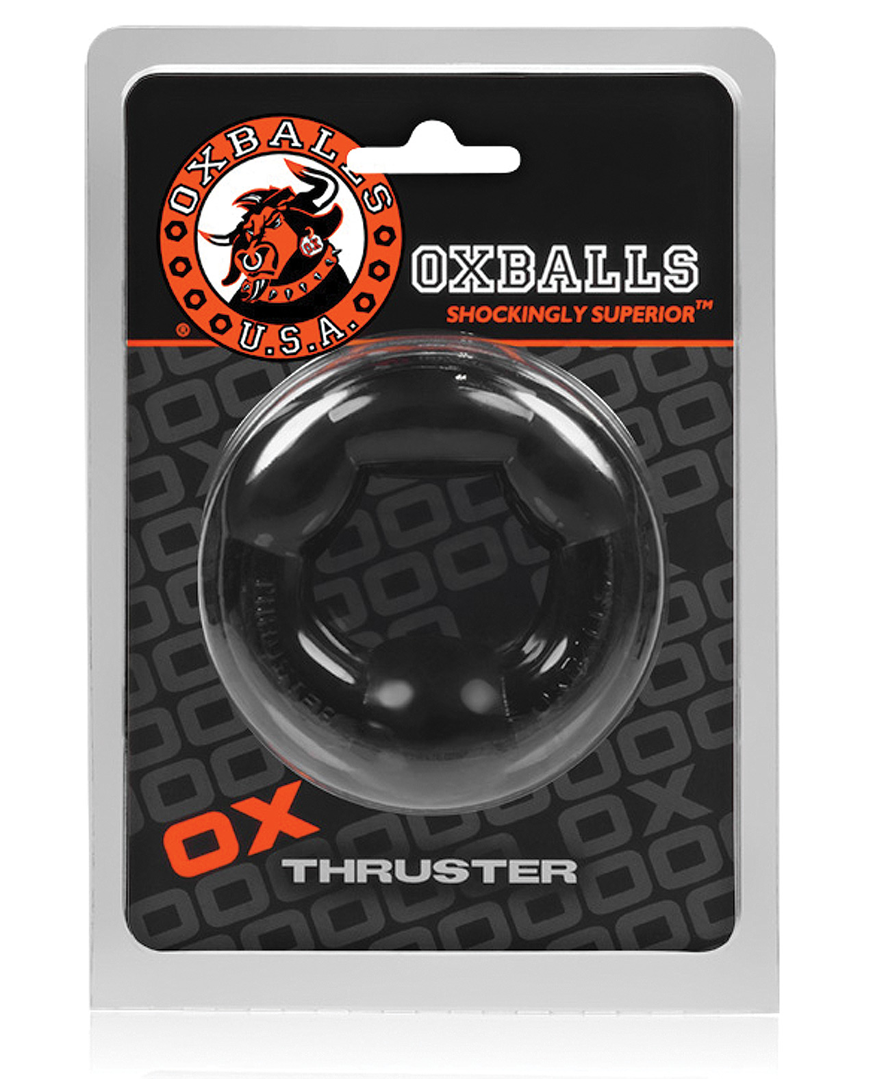 Oxballs Thruster Cockring - Black - Image 2