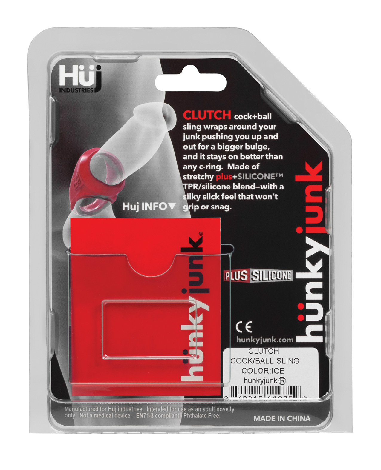 Hunky Junk Clutch Cock & Ball Sling - Ice - Image 4