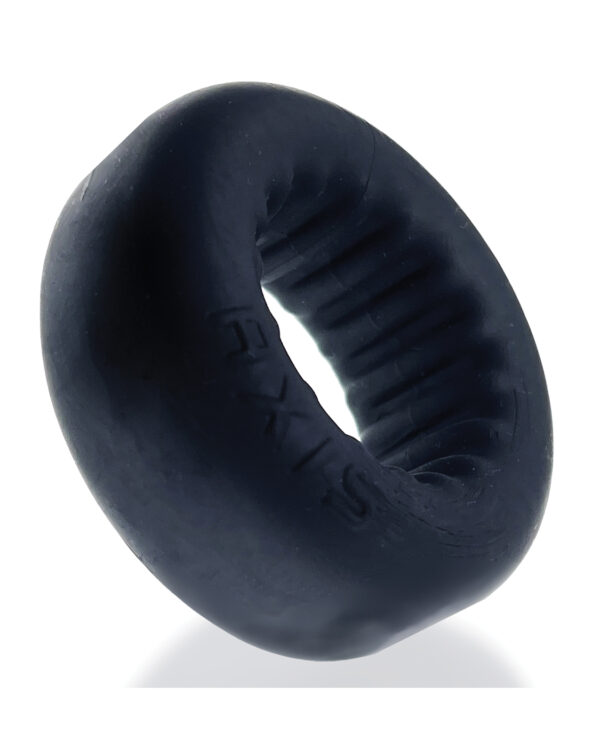 Oxballs Axis Rib Griphold Cockring - Black Ice - Image 2