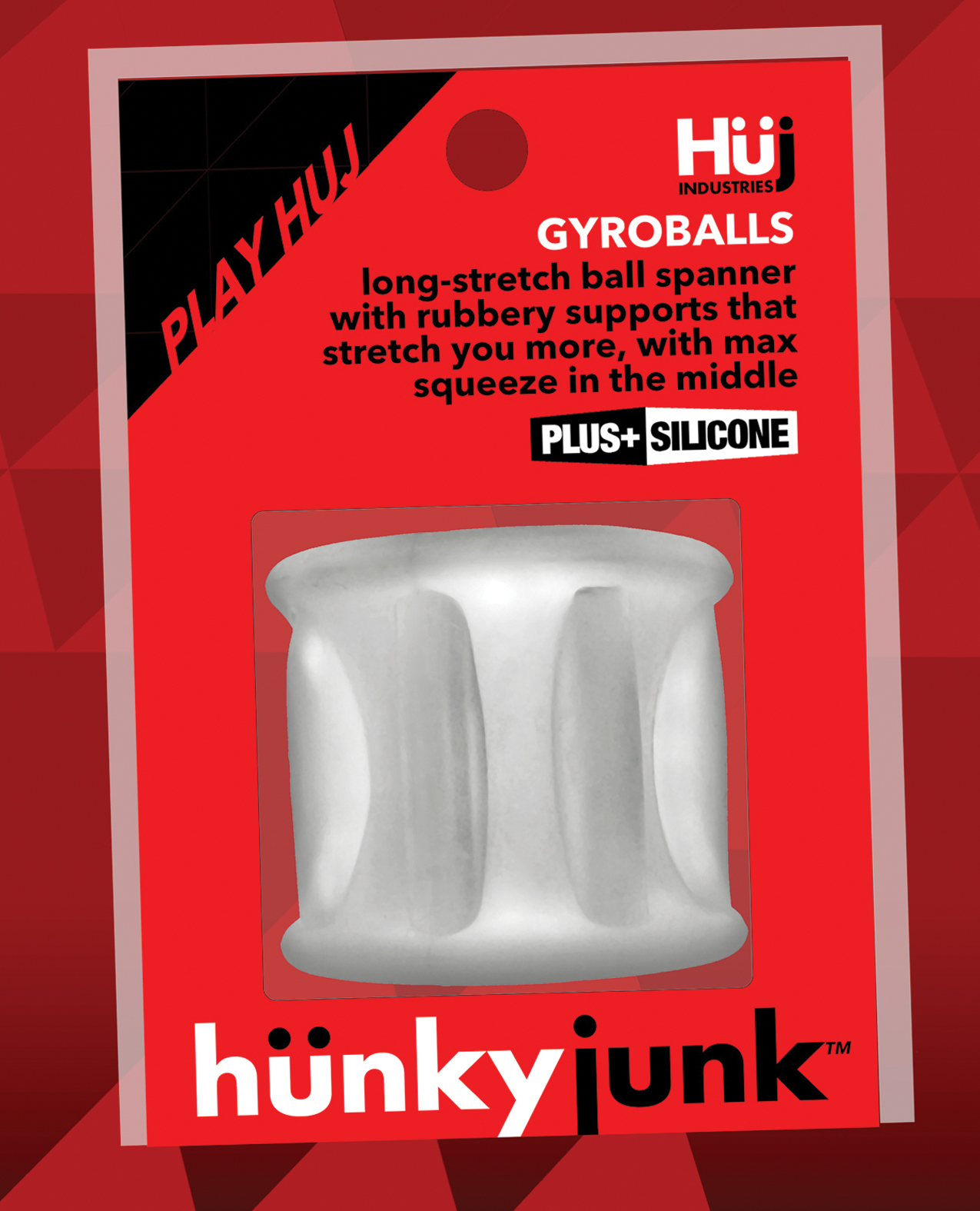 Hunky Junk Gyroball Ballstretcher - Clear Ice - Image 3