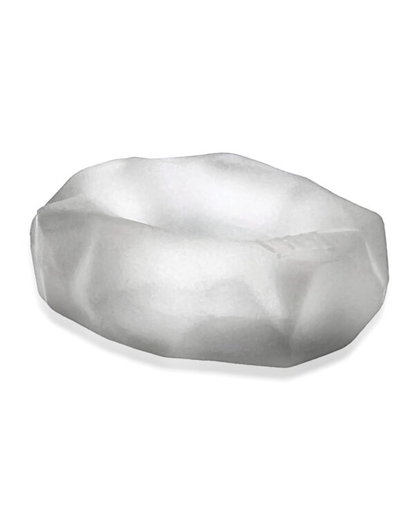 Hunky Junk Fractal Cockring - Clear Ice - Image 3