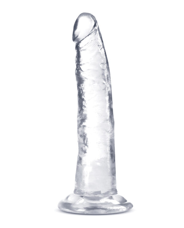 Blush B Yours Plus 7" Lust n' Thrust Dildo - Clear - Image 3