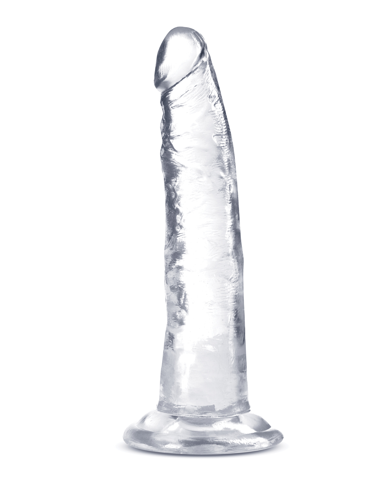 Blush B Yours Plus 7" Lust n' Thrust Dildo - Clear - Image 3