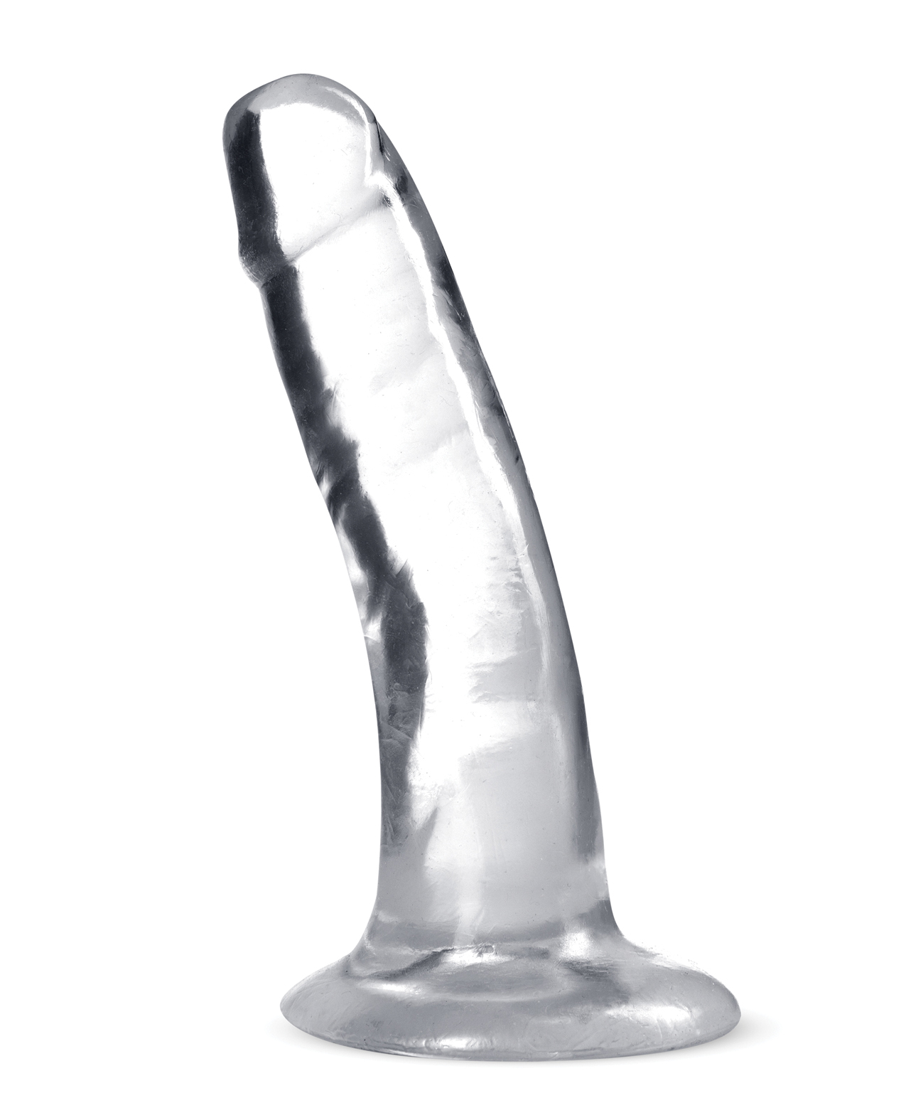 Blush B Yours Plus 5" Hard n' Happy Dildo - Clear - Image 2
