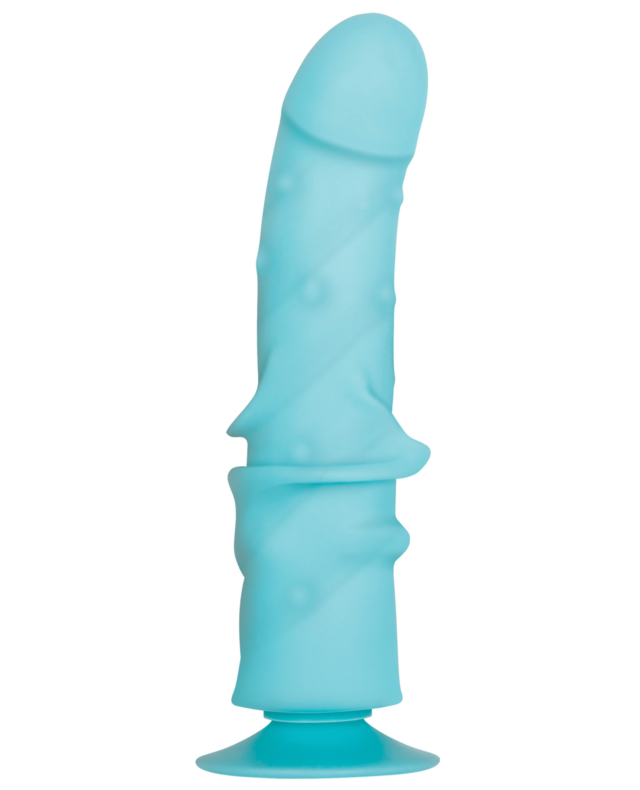 Evolved Love Large Dildo - Blue - Image 4