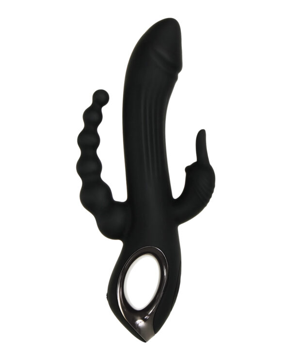 Evolved Trifecta Triple Stim Rechargeable - Black - Image 4
