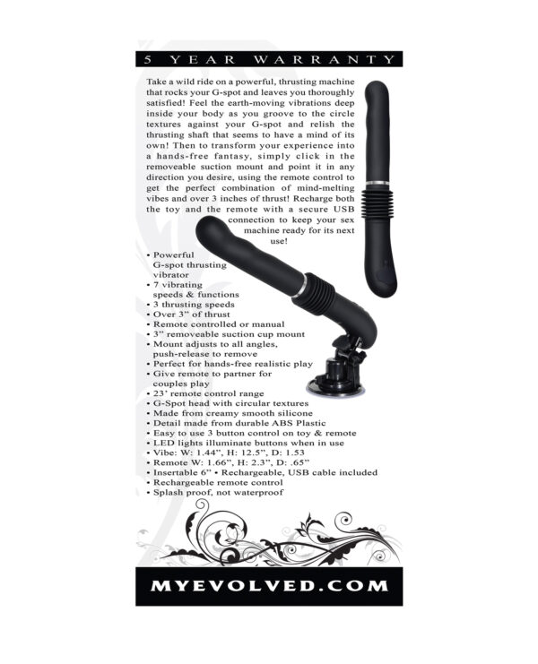 Evolved G Force Thruster - Black - Image 2