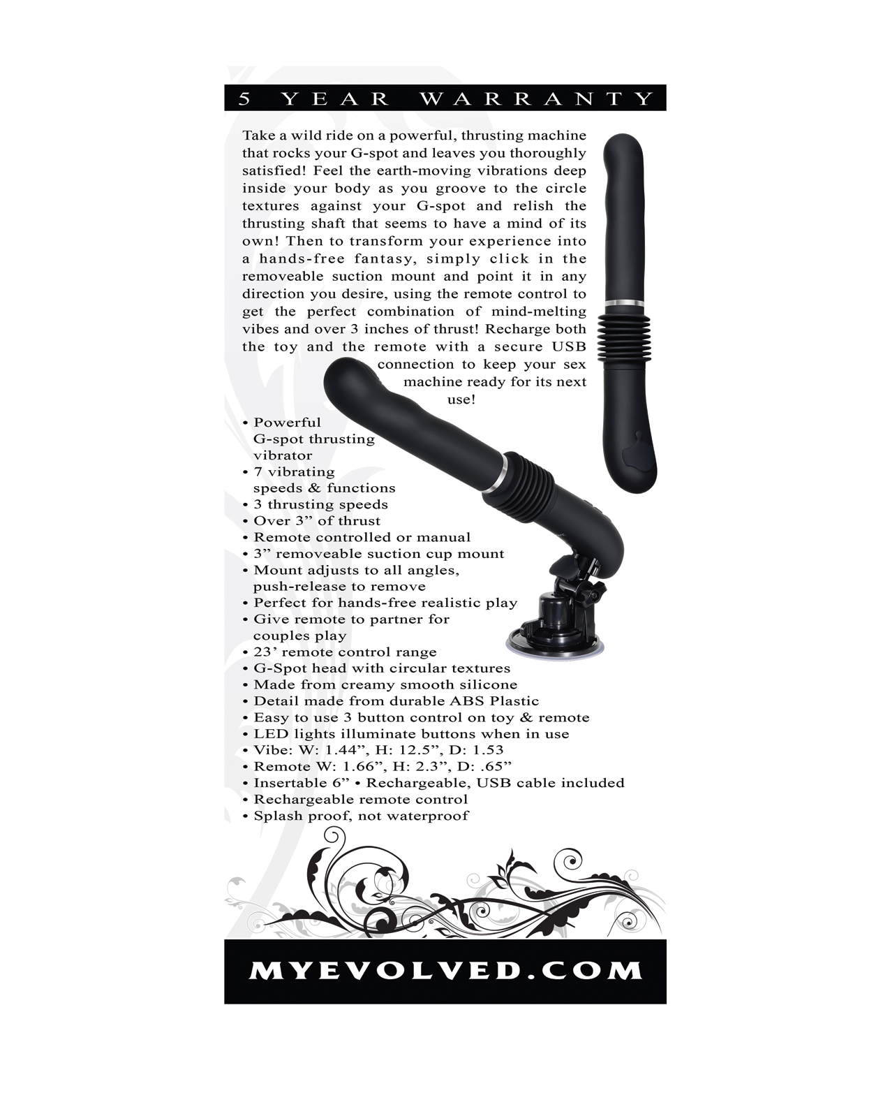 Evolved G Force Thruster - Black - Image 2