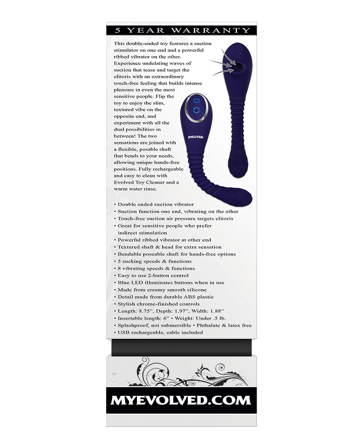 Evolved Bendable Sucker - Purple - Image 2