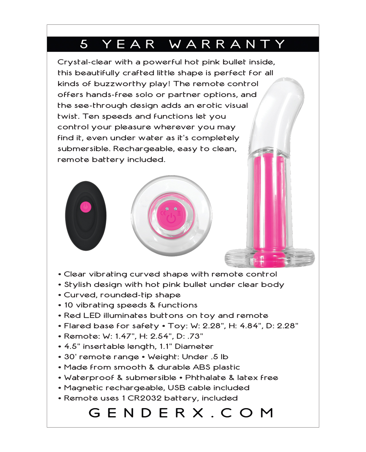 Gender X Pink Paradise - Clear/Pink - Image 2