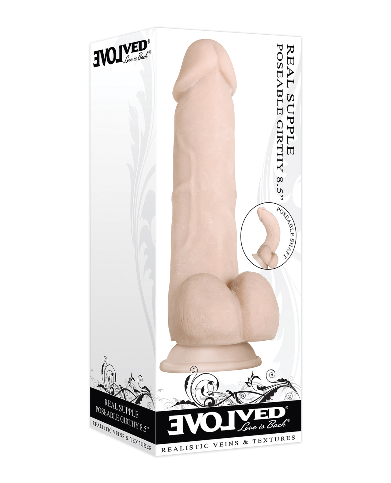 Evolved Real Supple Poseable Girthy 8.5in.