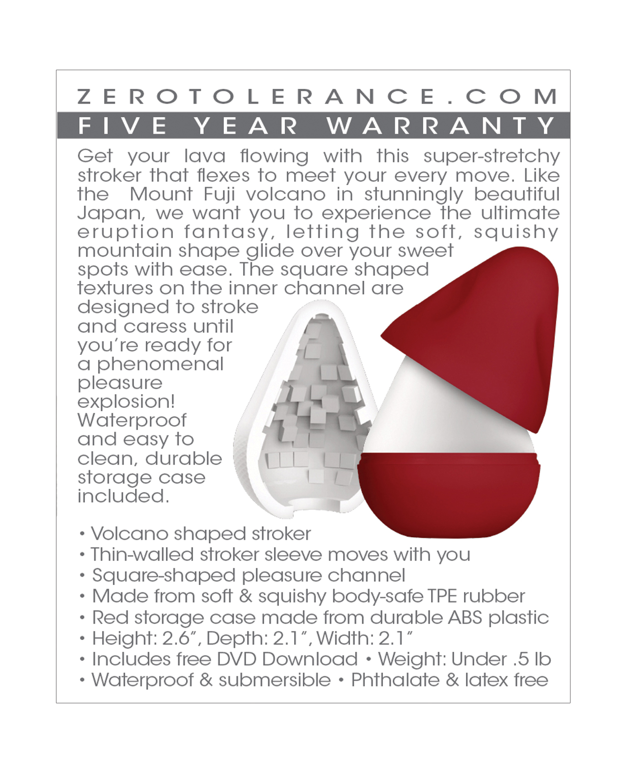 Zero Tolerance Fuji Stroker - White - Image 2