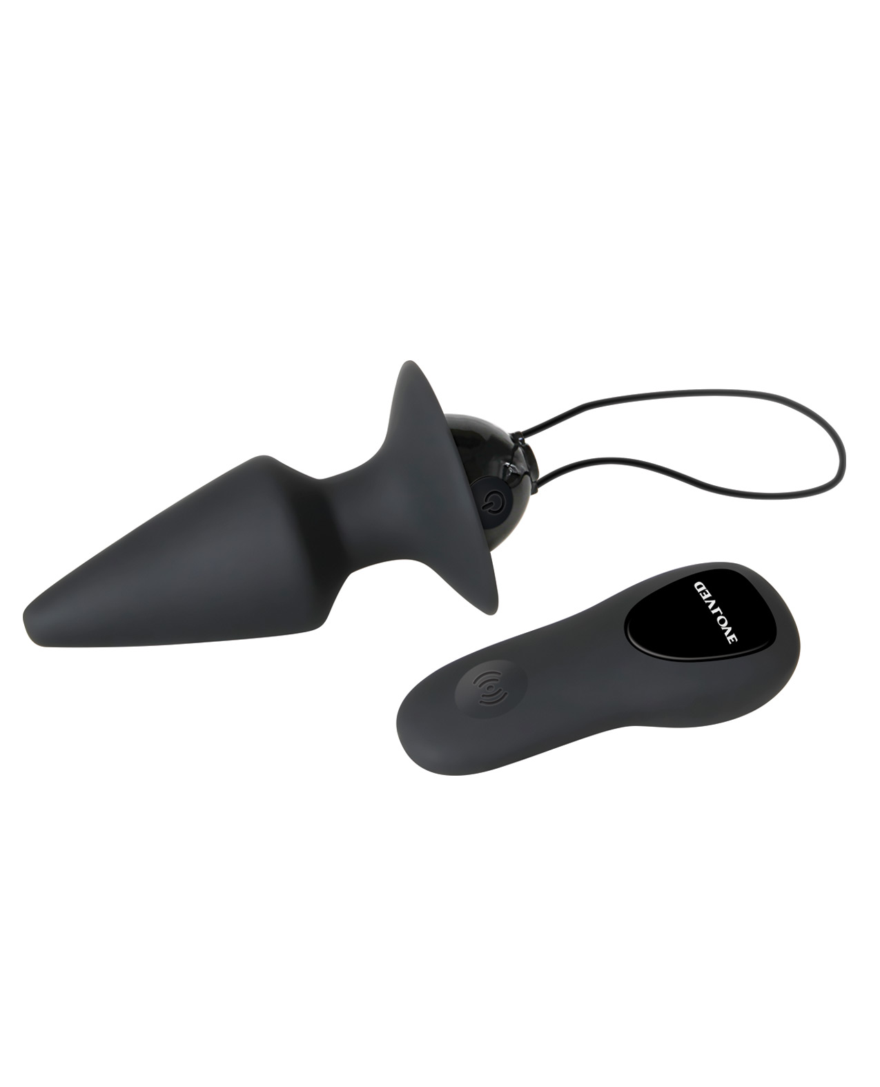 Evolved Plug & Play Remote Anal Plug - Black - Image 4